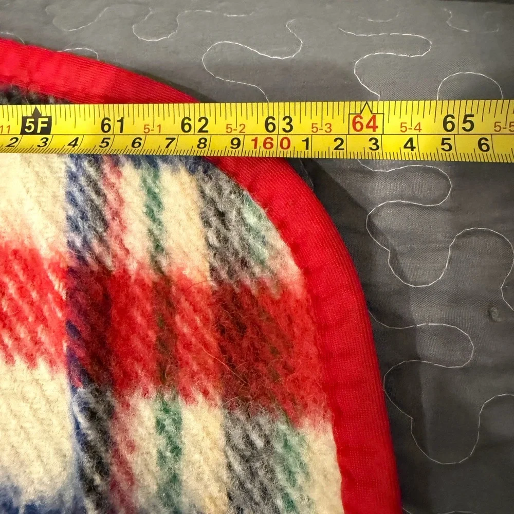 Vintage Scottish “Tartan” Wool Travel Blanket | Lap Rug | Car Rug | Mid-Century